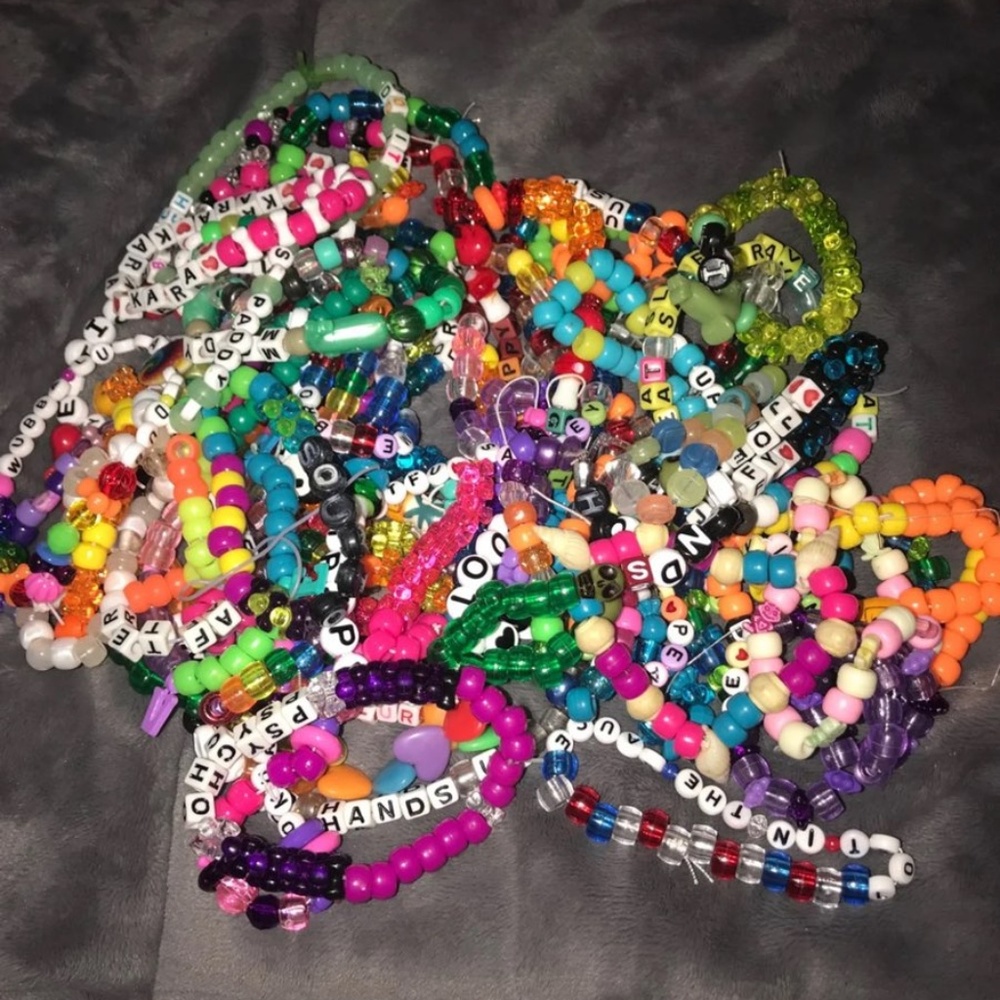 Random Rave Festival Kandi Bracelets Bundle